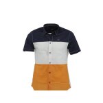 Chemise - ea7 emporio armani - 3kzc31 - zneaz - 4239 - noir - ajust�e - manches courtes