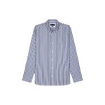 Chemise - eden park - manches longues - coupe regular - rayures btons - col boutonn