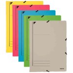 Chemise � �lastique - leitz - a4 - carton robuste 450 g / m2 - violet - capacit� 250 feuilles