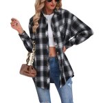 Chemise femmechemise femme à carreaux manche longue classique plaid blouse élégant cardigan pour femmes ... Chemise femmechemise femme à carreaux manche longue classique plaid blouse élégant cardigan pour femmes ...