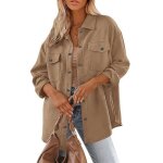 Chemise femme manches longues avec poches casual chemise regular fit couleur unie confortable automne ... Chemise femme manches longues avec poches casual chemise regular fit couleur unie confortable automne ...
