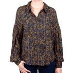 Chemise femme - teddy smith dova - manches longues - marine / orange - regular Chemise femme - teddy smith dova - manches longues - marine / orange - regular