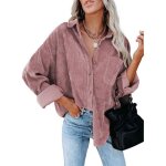 Chemise femmechemise en velours côtelé à manches longues pour femmeélégante blouse ample casual cardigan ... Chemise femmechemise en velours côtelé à manches longues pour femmeélégante blouse ample casual cardigan ...