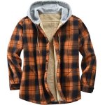 Chemise flanelle homme hiver capuche manches longues double polaire chemise carreaux chaude automne ...
