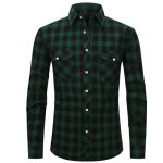Chemise en flanelle homme à manches longues chemise carreaux avec poches tissu confortable - us taille ... Chemise en flanelle homme à manches longues chemise carreaux avec poches tissu confortable - us taille ...