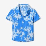 Chemise hawa�enne enfants gar�ons fille manches courtes casual chemise fleur funky unisexe plage vancances ...
