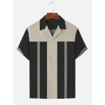 Chemise hawaïenne homme été noir grande taille imprime manches courtes bicolore - insfity - regular - ... Chemise hawaïenne homme été noir grande taille imprime manches courtes bicolore - insfity - regular - ...