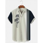 Chemise hawa�enne homme funky manches courtes grande taille chemise plage imprim� respirant confortable ...