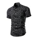 Chemise hawa�enne homme manches courtes �t� chemise de plage funky fleurs regular fit pour vacances - ...