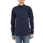 Chemise - hilfiger denim - dm0dm04405 - manches longues - bleu - regular