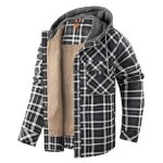 Chemise hiver capuche homme À carreaux manches longues en coton chemise chaude epaisse confortable avec ... Chemise hiver capuche homme À carreaux manches longues en coton chemise chaude epaisse confortable avec ...