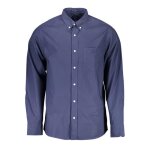 Chemise homme bleu - gant - sf14164 - Été - regular - manches longues - col chemise Chemise homme bleu - gant - sf14164 - Été - regular - manches longues - col chemise
