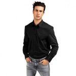 Chemise homme guess m1yh20 noir