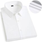 Chemise homme - insfity - blanche - slim fit - manches courtes - respirante