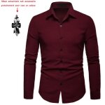 Chemise homme luxe de marque - baggy à carreaux - manches longues - rouge Chemise homme luxe de marque - baggy à carreaux - manches longues - rouge