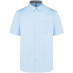 Chemise homme manches courtes kariban ariana - bleu ciel - col boutonné - coupe confortable Chemise homme manches courtes kariban ariana - bleu ciel - col boutonné - coupe confortable