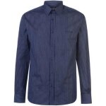 Chemise homme pierre cardin marine raye blanc