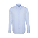 Chemise homme - seidensticker - manches longues - bleu ciel - coupe cintr�e - sans repassage
