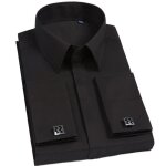 Chemise homme slim fit poignet mousquetaire style francais chemise business manches longues couleur unie ... Chemise homme slim fit poignet mousquetaire style francais chemise business manches longues couleur unie ...