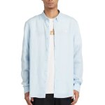 Chemise homme timberland mill river bleu - manches longues - col chemise