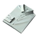 Chemise homme vert - insfity - manches longues - respirante - slim fit - sans repassage business