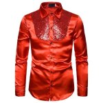 Chemise homme - zgeer - rouge - slim fit - manches longues - col chemise
