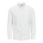 Chemise - jack & jones - brook oxford - blanc - manches longues - regular