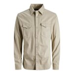 Jack & jones sheridan - chemise en jean homme marron 100% coton