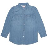 Chemise en jeans - levis - barstow western - bleu - manches longues - 100% coton