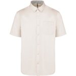 Chemise manches courtes kariban ariana - kariban - homme - regular - beige - col boutonn�
