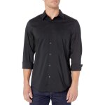 Chemise manches longues calvin klein oxford homme noire