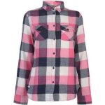 Chemise marine blanche et rose femme en flanelle lee cooper