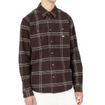 Chemise marron / vert homme dickies warrenton