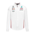 Chemise - mercedes amg petronas - officielle - blanc - manches longues - regular
