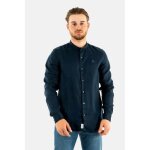 Chemise timberland ls linen korean 433 dark sapphire xxl - timberland - homme - manches longues - col ...