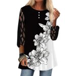 Chemisier - blouse - liquette chemise femme style - black