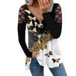 Chemisier femme épaules dénudées - fermeture éclair - manches longues - col en v - tops à fleurs - baggy ... Chemisier femme épaules dénudées - fermeture éclair - manches longues - col en v - tops à fleurs - baggy ...