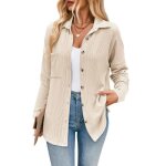 Chemisier femme À rayures manches longues col en v casual chemise regular fit avec poches confortable ... Chemisier femme À rayures manches longues col en v casual chemise regular fit avec poches confortable ...