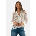 Chemisier morgan cpois off white / noir