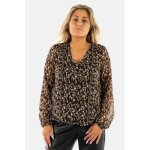 Chemisier only luna cora graph - femme - manches longues - col arrondi