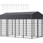 Chenil pour chien extrieur xxl enclos pour chien grande taille parc chiens avec toit en tissu oxford ...
