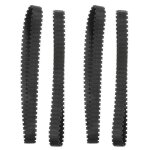 Chenilles de chars en caoutchouc pour robot diy - unbranded - 2 paires - noir - ext�rieur
