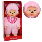 Poup�e - monchhichi - kiki - 45 cm - fille - sakura rose