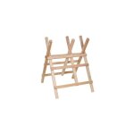 Chevalet bois pour sciage h. 90 cm larg. 63 cm section 40 x 35 mm avec cha�ne - pricpbb3 - ribiland