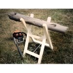 Chevalet � b�che en bois levigne pliable kit