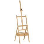 Chevalet en bois sur pied - vinsetto - tiroir intgr portable et rglable - hauteur rglable jusqu ...