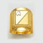 Chevalire homme or 750 / 1000