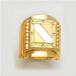 Chevalire or 18 carats or jaune