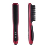 Cheveux lisseur durable �lectrique droite cheveux peigne brosse lcd chauff�e en c�ramique cheveux d�frisage ...