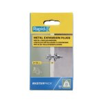 Chevilles  expansion - rapid - mtal pour cloison pltre 3 - 13mm - lot 50 - charge max 25 kg - (5001560) ...
